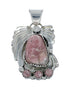 Native American Sterling Silver Rhodochrosite Bead Necklace JX130657